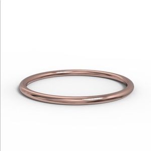 Minimalist Dainty Stackable Rose Gold Band Ring
